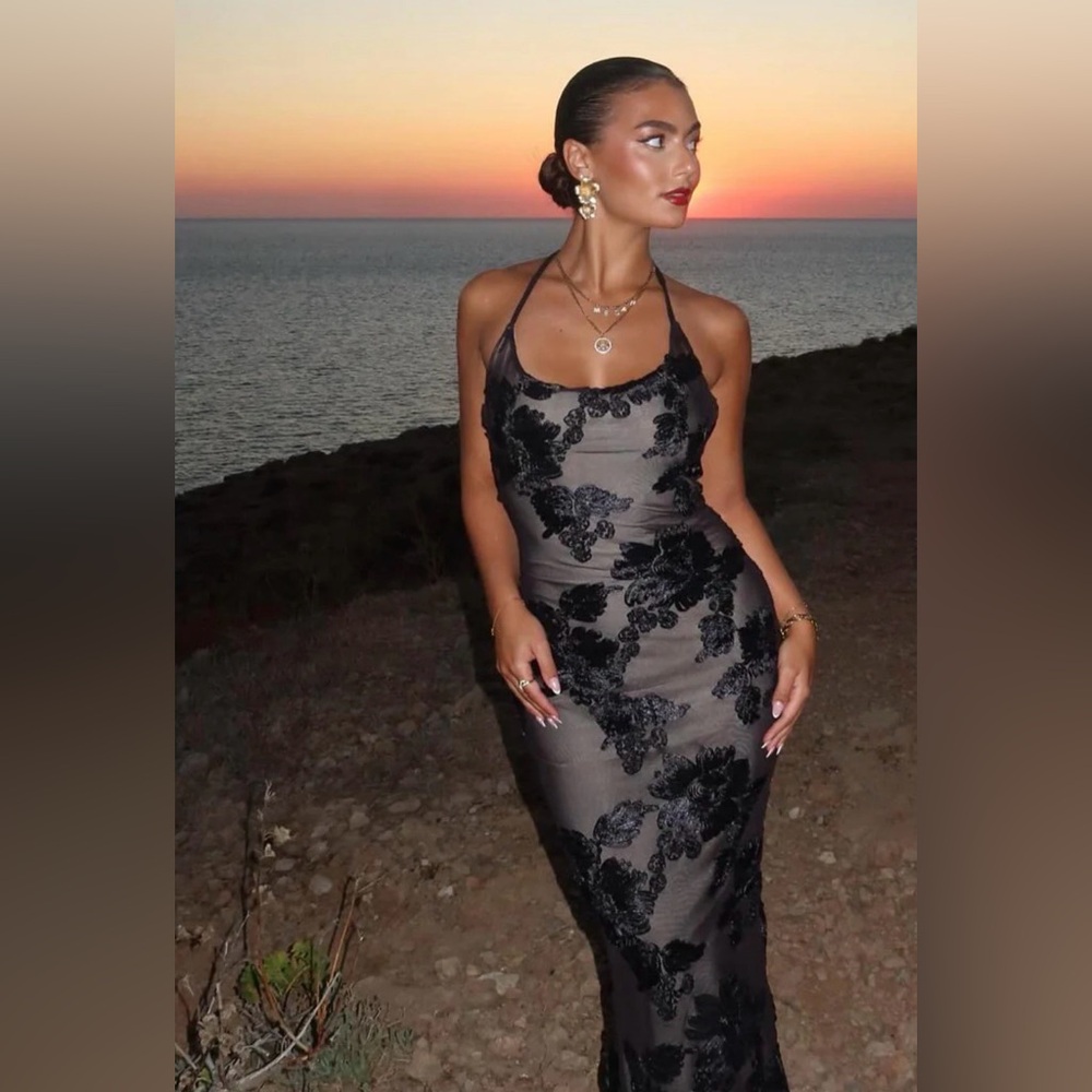 Summer Ready Maxi Dress Black- M